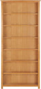 vidaXL - Boekenkast - met - 7 - schappen - 90x22,5x200 - cm - massief - eikenhout
