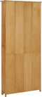 vidaXL - Boekenkast - met - 7 - schappen - 90x22,5x200 - cm - massief - eikenhout