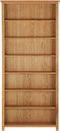 vidaXL - Boekenkast - met - 7 - schappen - 90x22,5x200 - cm - massief - eikenhout