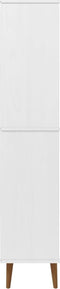 vidaXL - Boekenkast - MOLDE - 85x35x170,5 - cm - massief - grenenhout - wit