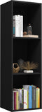 vidaXL - Boekenkast/tv-meubel - 36x30x114 - cm - bewerkt - hout - zwart