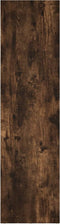 vidaXL - Boekenkast - / - tv-meubel - 36x30x114 - cm - bewerkt - hout - gerookt - eiken