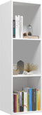 vidaXL - Boekenkast/tv-meubel - 36x30x114 - cm - bewerkt - hout - wit