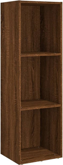 vidaXL - Boekenkast/tv-meubel - 36x30x114 - cm - bruin - eikenkleur