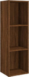 vidaXL - Boekenkast/tv-meubel - 36x30x114 - cm - bruin - eikenkleur