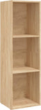 vidaXL - Boekenkast/tv-meubel - 36x30x114cm - bewerkt - hout - sonoma - eikenkleur
