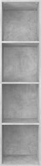 vidaXL - Boekenkast/tv-meubel - 36x30x143 - cm - bewerkt - hout - betongrijs