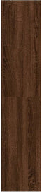 vidaXL - Boekenkast - / - tv-meubel - 36x30x143 - cm - bruin - eikenkleur