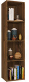 vidaXL - Boekenkast - / - tv-meubel - 36x30x143 - cm - bruin - eikenkleur