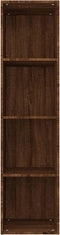 vidaXL - Boekenkast - / - tv-meubel - 36x30x143 - cm - bruin - eikenkleur