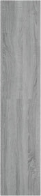 vidaXL - Boekenkast - / - tv-meubel - 36x30x143 - cm - grijs - sonoma - eikenkleurig