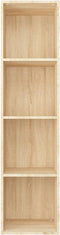 vidaXL - Boekenkast/tv-meubel - 36x30x143cm - bewerkt - hout - sonoma - eikenkleur