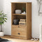 vidaXL - Boekenkast - VIGO - 60x35x114,5 - cm - massief - grenenhout