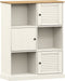 vidaXL - Boekenkast - VIGO - 90x35x114,5 - cm - massief - grenenhout - wit