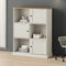 vidaXL - Boekenkast - VIGO - 90x35x114,5 - cm - massief - grenenhout - wit