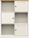 vidaXL - Boekenkast - VIGO - 90x35x114,5 - cm - massief - grenenhout - wit