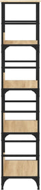 vidaXL - Boekenrek - 50x33x153 - cm - bewerkt - hout - sonoma - eikenkleurig