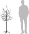 vidaXL - Boom - kersenbloesem - 120 - LED's - warmwit - 150 - cm
