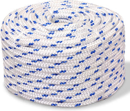 vidaXL - Boot - touw - 16 - mm - 50 - m - polypropyleen - wit