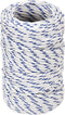 vidaXL - Boot - touw - 2 - mm - 50 - m - polypropyleen - wit