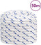 vidaXL - Boot - touw - 20 - mm - 50 - m - polypropyleen - wit