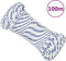vidaXL - Boot - touw - 3 - mm - 100 - m - polypropyleen - wit