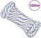 vidaXL - Boot - touw - 5 - mm - 100 - m - polypropyleen - wit