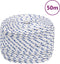 vidaXL - Boot - touw - 6 - mm - 50 - m - polypropyleen - wit