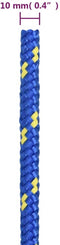 vidaXL - Boottouw - 10 - mm - 100 - m - polypropyleen - blauw