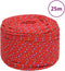 vidaXL - Boottouw - 10 - mm - 25 - m - polypropyleen - rood