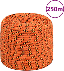 vidaXL - Boottouw - 10 - mm - 250 - m - polypropyleen - oranje