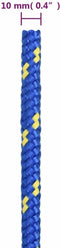 vidaXL - Boottouw - 10 - mm - 500 - m - polypropyleen - blauw