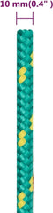 vidaXL - Boottouw - 10 - mm - 500 - m - polypropyleen - groen