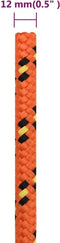 vidaXL - Boottouw - 12 - mm - 250 - m - polypropyleen - oranje