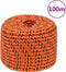 vidaXL - Boottouw - 14 - mm - 100 - m - polypropyleen - oranje