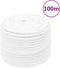 vidaXL - Boottouw - 14 - mm - 100 - m - polypropyleen - volwit