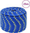 vidaXL - Boottouw - 14 - mm - 25 - m - polypropeen - blauw