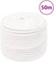 vidaXL - Boottouw - 14 - mm - 50 - m - polypropyleen - volwit