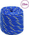 vidaXL - Boottouw - 16 - mm - 25 - m - polypropeen - blauw