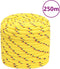 vidaXL - Boottouw - 16 - mm - 250 - m - polypropyleen - geel