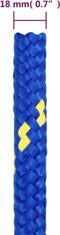 vidaXL - Boottouw - 18 - mm - 100 - m - polypropeen - blauw