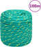 vidaXL - Boottouw - 18 - mm - 100 - m - polypropyleen - groen