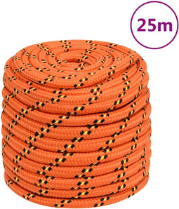 vidaXL - Boottouw - 18 - mm - 25 - m - polypropyleen - oranje