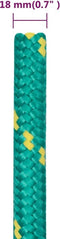 vidaXL - Boottouw - 18 - mm - 50 - m - polypropyleen - groen