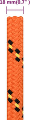 vidaXL - Boottouw - 18 - mm - 50 - m - polypropyleen - oranje