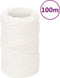 vidaXL - Boottouw - 2 - mm - 100 - m - polypropyleen - volwit
