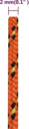 vidaXL - Boottouw - 2 - mm - 250 - m - polypropyleen - oranje