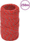 vidaXL - Boottouw - 2 - mm - 250 - m - polypropyleen - rood