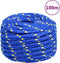 vidaXL - Boottouw - 20 - mm - 100 - m - polypropeen - blauw