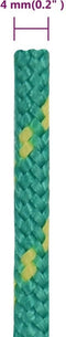 vidaXL - Boottouw - 4 - mm - 50 - m - polypropyleen - groen